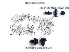 13x honda cbr900rr 2002 2003 - 13x,