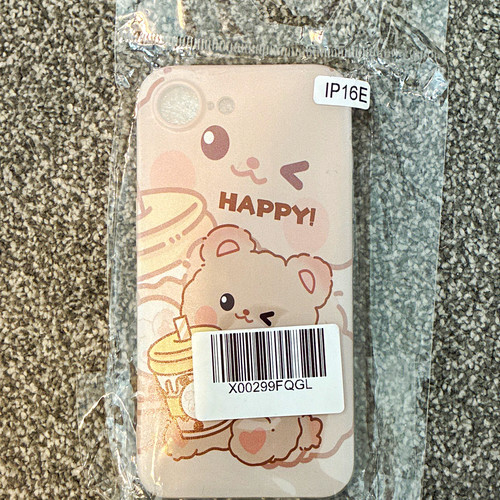 Pink cartoon bear happy - pink,