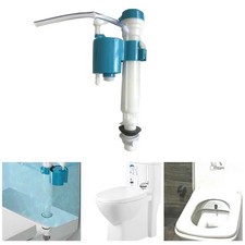 1/2" Bottom Inlet Toilet Cistern Fill Valve Adjustable Height Water Level Entry