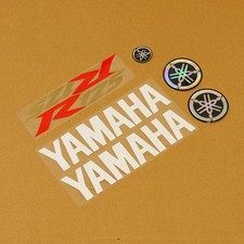 White/Red/Gold 7 Piece Sticker