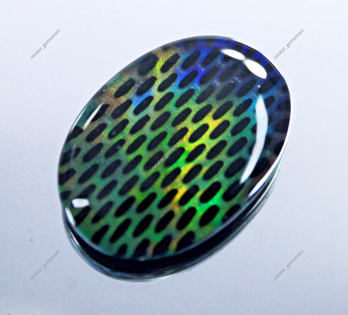 Fire opal doublet - 12.60,