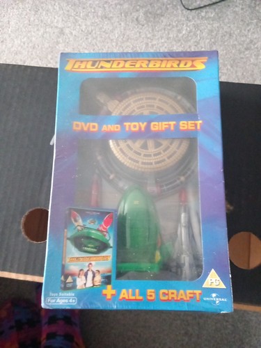 Thunderbirds dvd and toy gift - and,