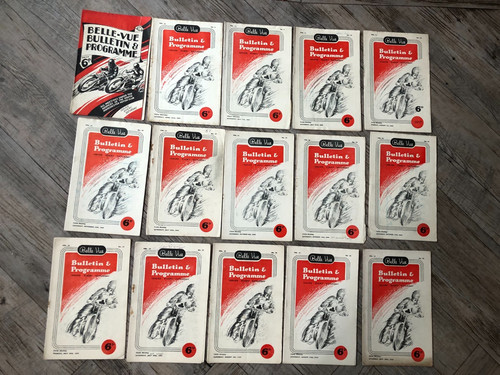 Speedway programmes belle vue - belle,