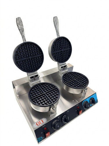 Commercial double waffle maker - commercial,