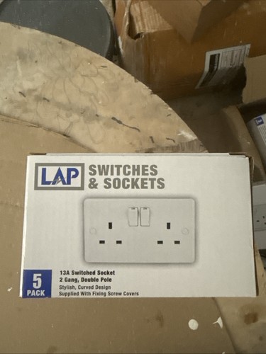 Lap double 13a switched - double,
