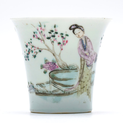 Chinese porcelain wine cup - chinese,