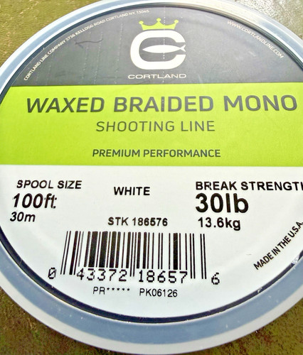 Cortland premium waxed braided - cortland,