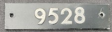 Bristol Omnibus Leyland Olympian LWS 44Y 9528 Bus Coach Fleet Number Plate Badge