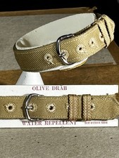 Vintage NOS US Military Surplus WW2 Watch Band 14.3mm 9/16"  1 piece Tan B1T