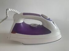 Asda White And Purple Steam Iron
