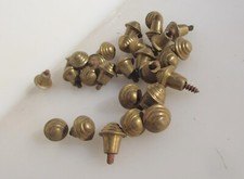 Vintage Brass Cupboard Knob Drawer Handle Cabinet Pull Old Antique Finial -£4eac
