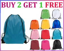 Nylon Drawstring Rucksack Bag