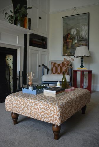 Ottoman footstool in - ottoman,