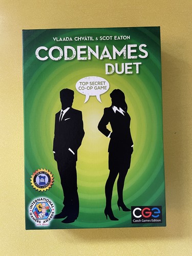 Codenames duet board game - game, used
