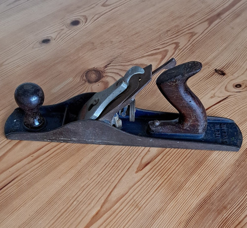 Record bench plane with wooden - plane,