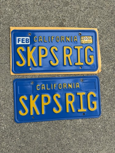 Vintage california license - vintage,