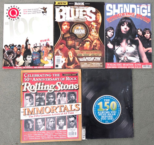 Music magazines rolling - x,