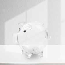 Glass Piggy Bank Money Bank Saving Pot Money Saving Jar for