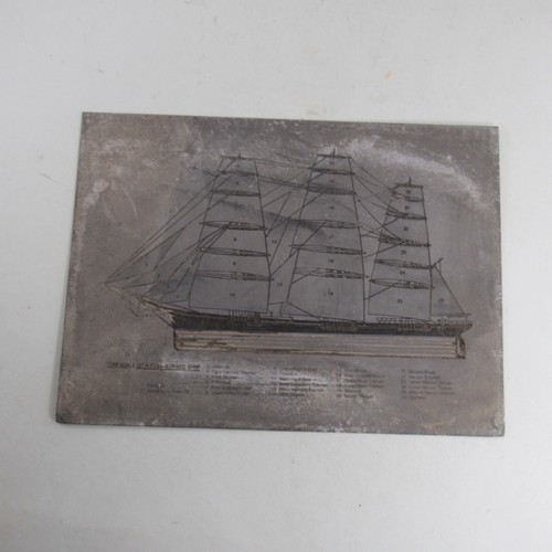 Vintage newspaper zinc - zinc, offset