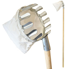 Apple Fruit Picker with Pole Long Handle Basket Garden High Tree Catcher Picking