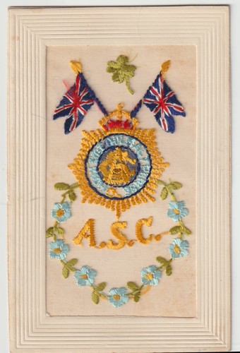 Ww1 silk postcard - ww1,