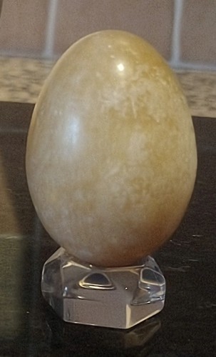 Citrine crystal egg and - citrine,