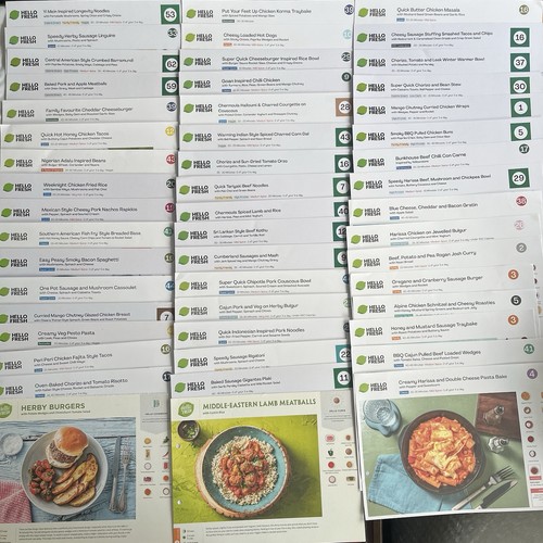 Hello fresh recipe cards - fresh,