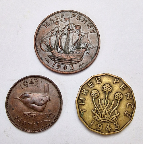 1943 george pre decimal - george, uk