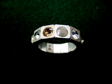 DYRBERG KERN RING WITH CRYSTAL