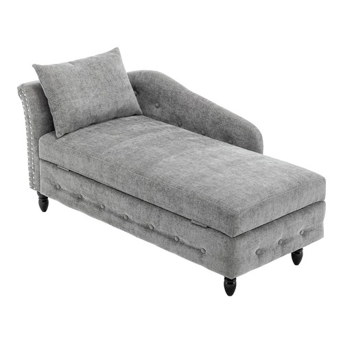 Grey chaise longue living - longue,