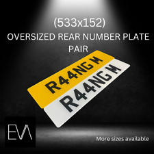 Number Plates Printed Front & Oversized Rear | Show Use | Land Rover | Bentley
