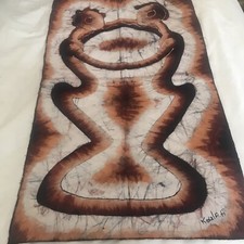African Batik Fabric Wall