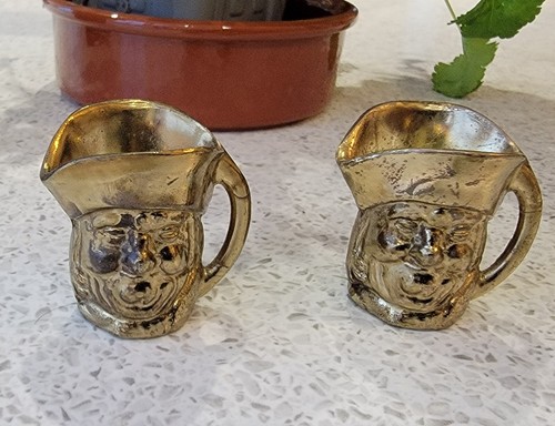 Vintage brass miniature toby - brass,