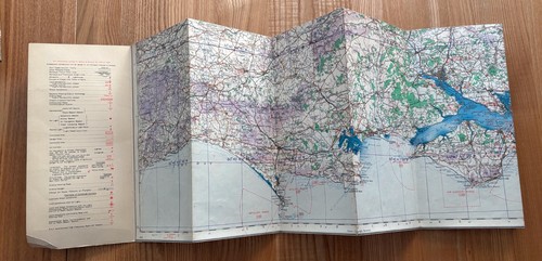 Ordnance survey raf map - raf, of