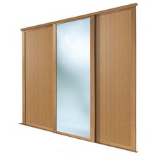Spacepro Shaker Mirrored Oak