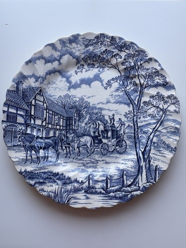Myott blue and white - and,