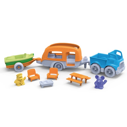 Green toys camper set - rv,
