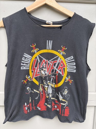 Vtg 80s slayer - in, blood