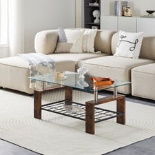 Glass Coffee Table Rectangle