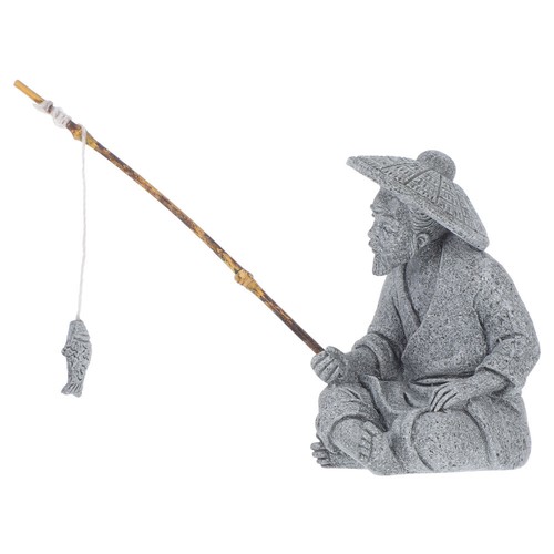 Chinese fisherman figurine - fisherman,