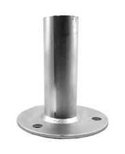 Canopy Foot Pad Galvanized Steel For 1-5/16" Or 1-11/16" Pipe Frame - 1 Piece