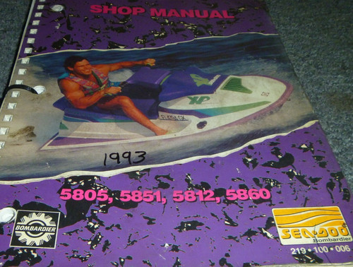 1993 bombardier sea - bombardier, 5860