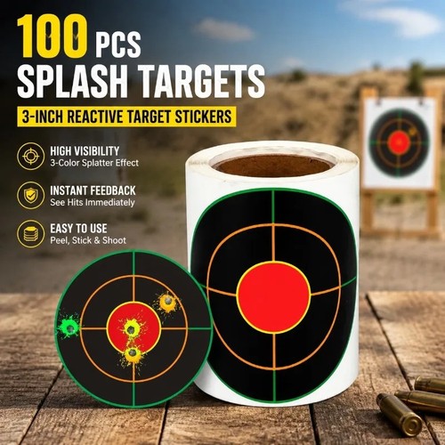 100x splatter targets shooting - splatter,