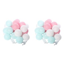 2pcs Cotton Ball 20 String