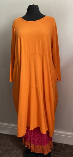 Tulip dress shirt - tulip, orange