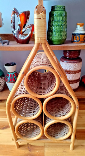 Wine rack vintage boho - wine,