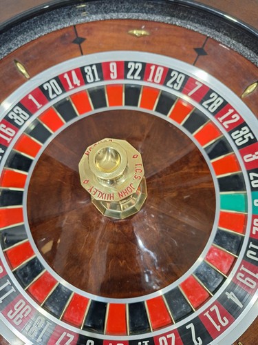 Wood roulette wheel - wood,