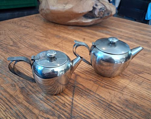 Stainless steel teapots - steel,