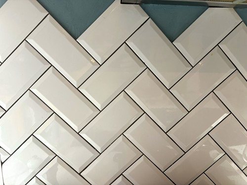 White subway bevelled - white,