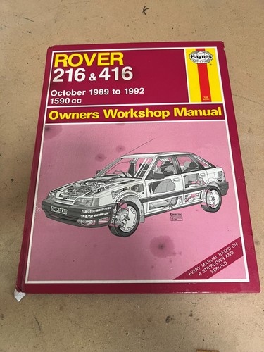 Haynes rover workshop manual - haynes,